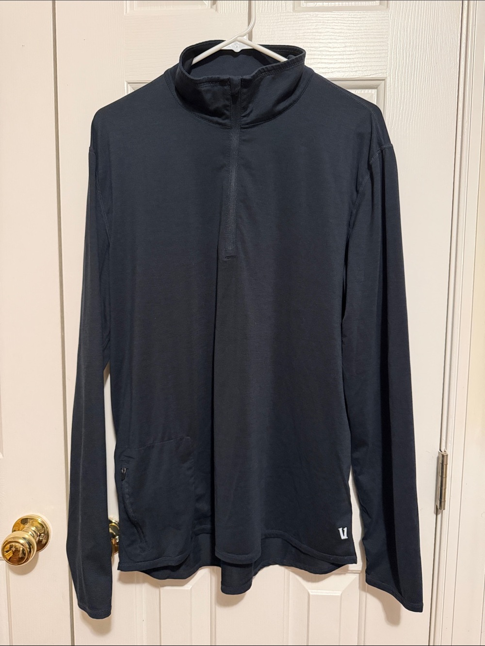 Vuori Navy Half-Zip Performance Jacket